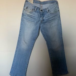 Abercrombie Bootcut Jeans Light Wash